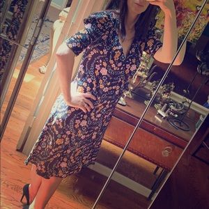 Fun flirty floral designer dress